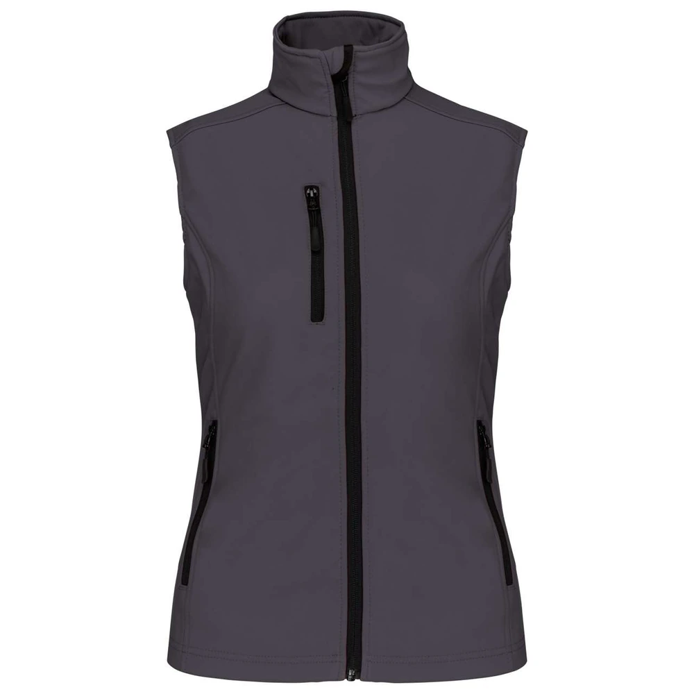 Vestă softshell damă Kariban KA404 · 300 g/m², poliester / elastan