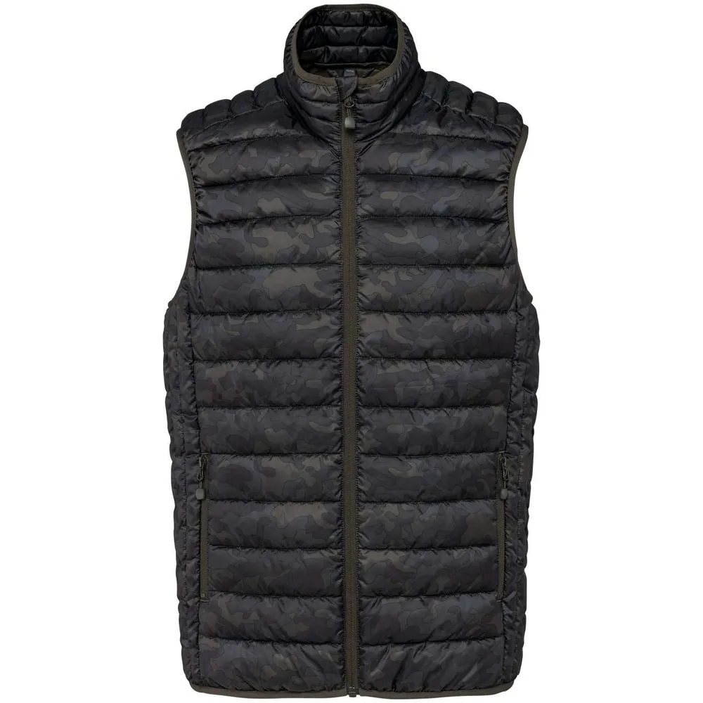 Vestă matlasată bărbați Kariban Lightweight Fake Down KA6113 · poliamidă