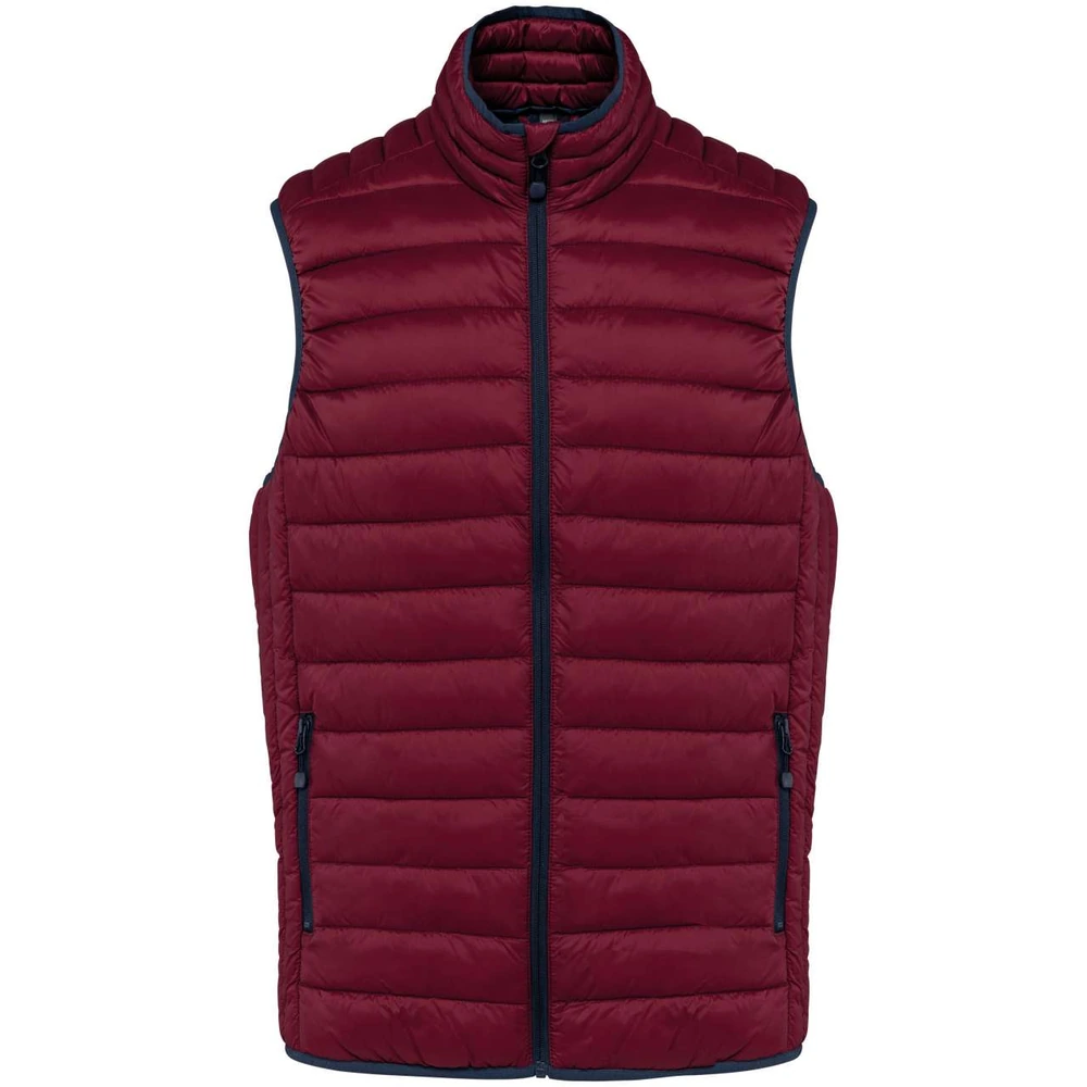 Vestă matlasată bărbați Kariban Lightweight Fake Down KA6113 · poliamidă
