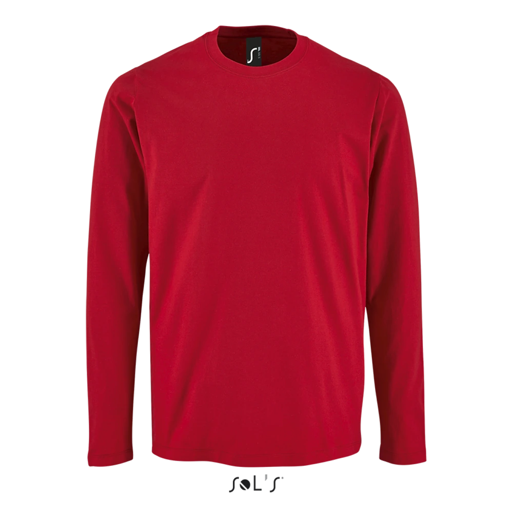 Tricou cu mânecă lungă bărbați SOL'S Imperial LSL SO02074 · 190 g/m², bumbac
