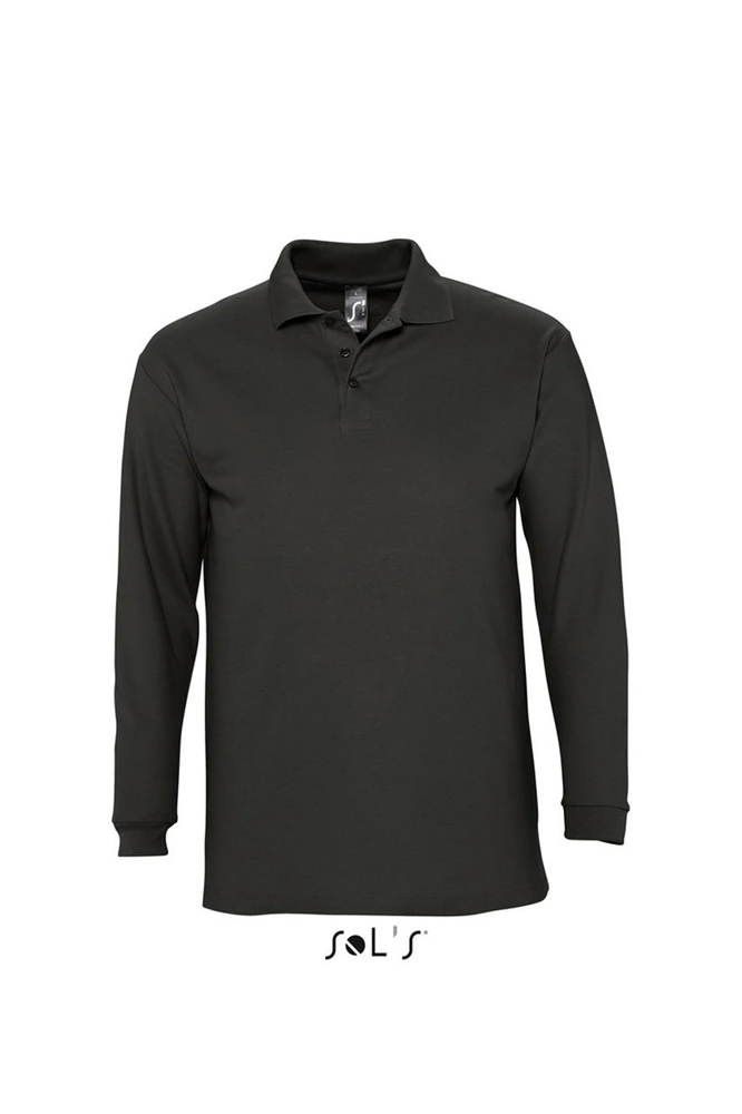 Tricou polo cu mânecă lungă bărbați SOL'S II SO11353 · 210 g/m², bumbac