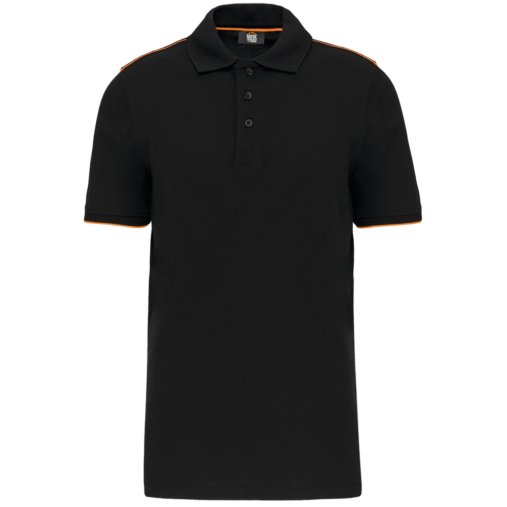 Tricou polo bărbați Designed To Work Contrasting Daytoday WK270 · 220 g/m², bumbac / poliester
