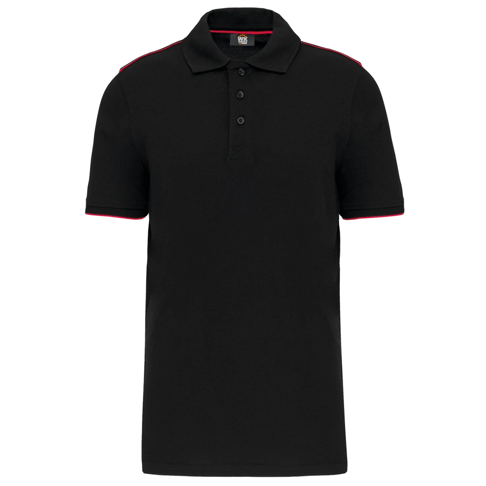 Tricou polo bărbați Designed To Work Contrasting Daytoday WK270 · 220 g/m², bumbac / poliester