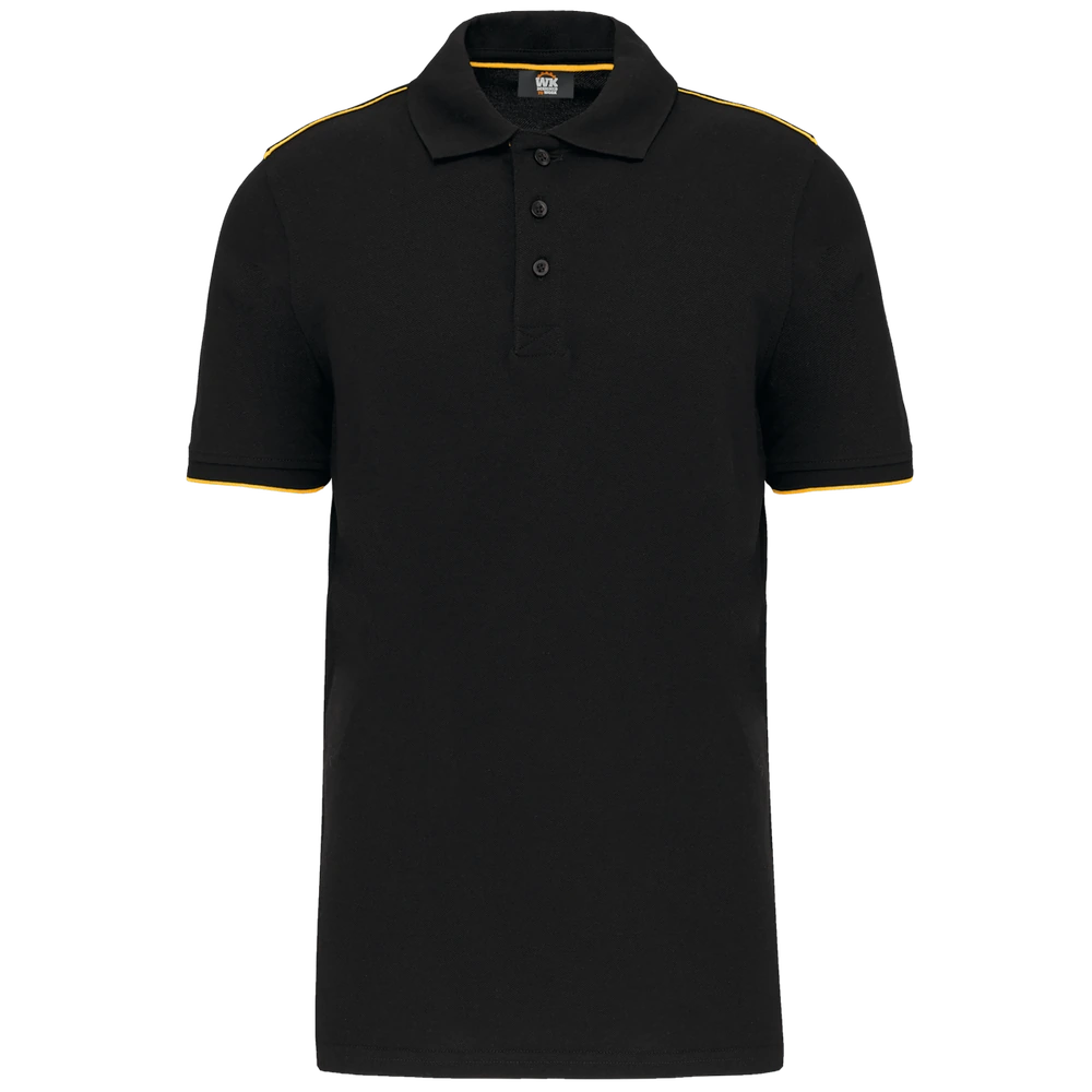 Tricou polo bărbați Designed To Work Contrasting Daytoday WK270 · 220 g/m², bumbac / poliester