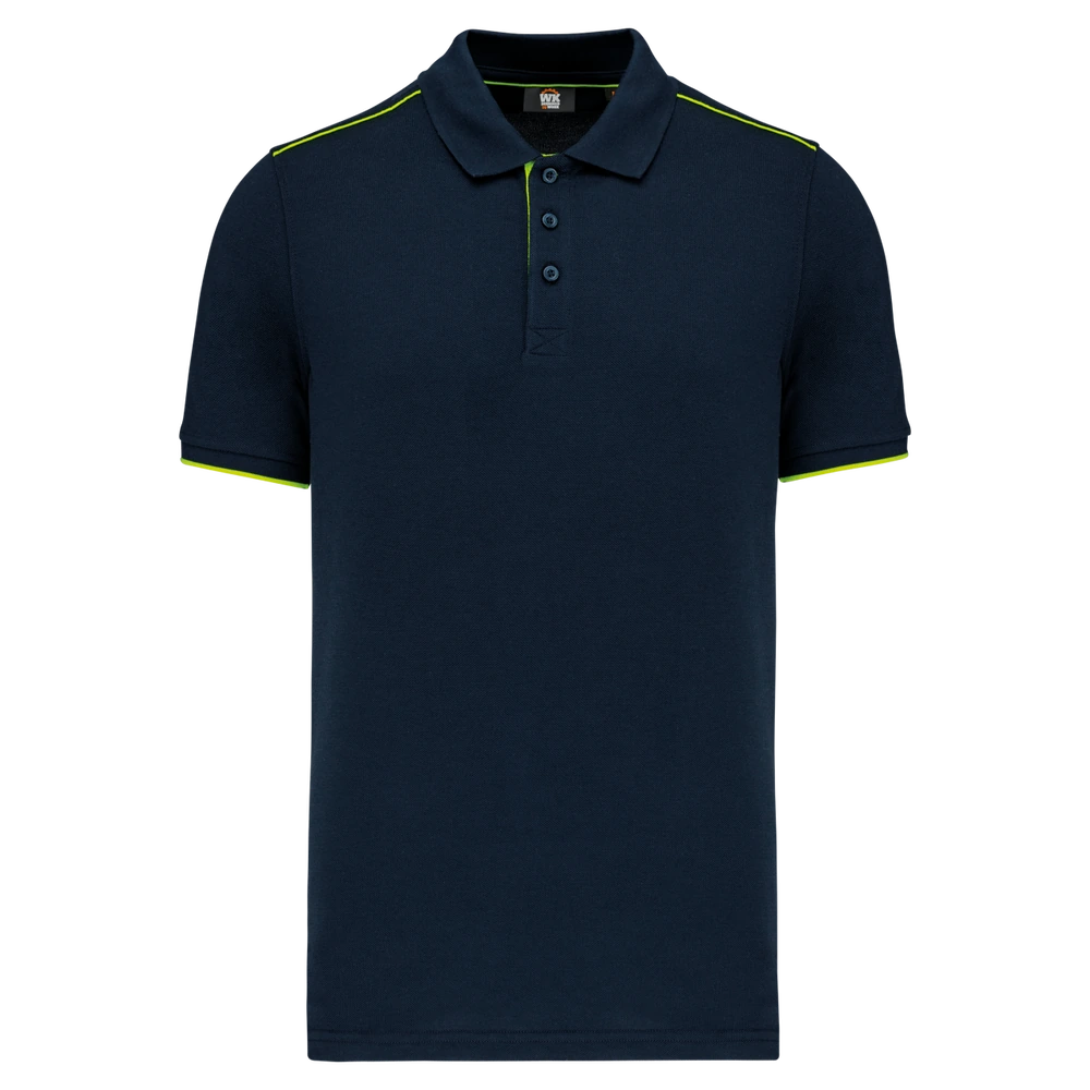 Tricou polo bărbați Designed To Work Contrasting Daytoday WK270 · 220 g/m², bumbac / poliester