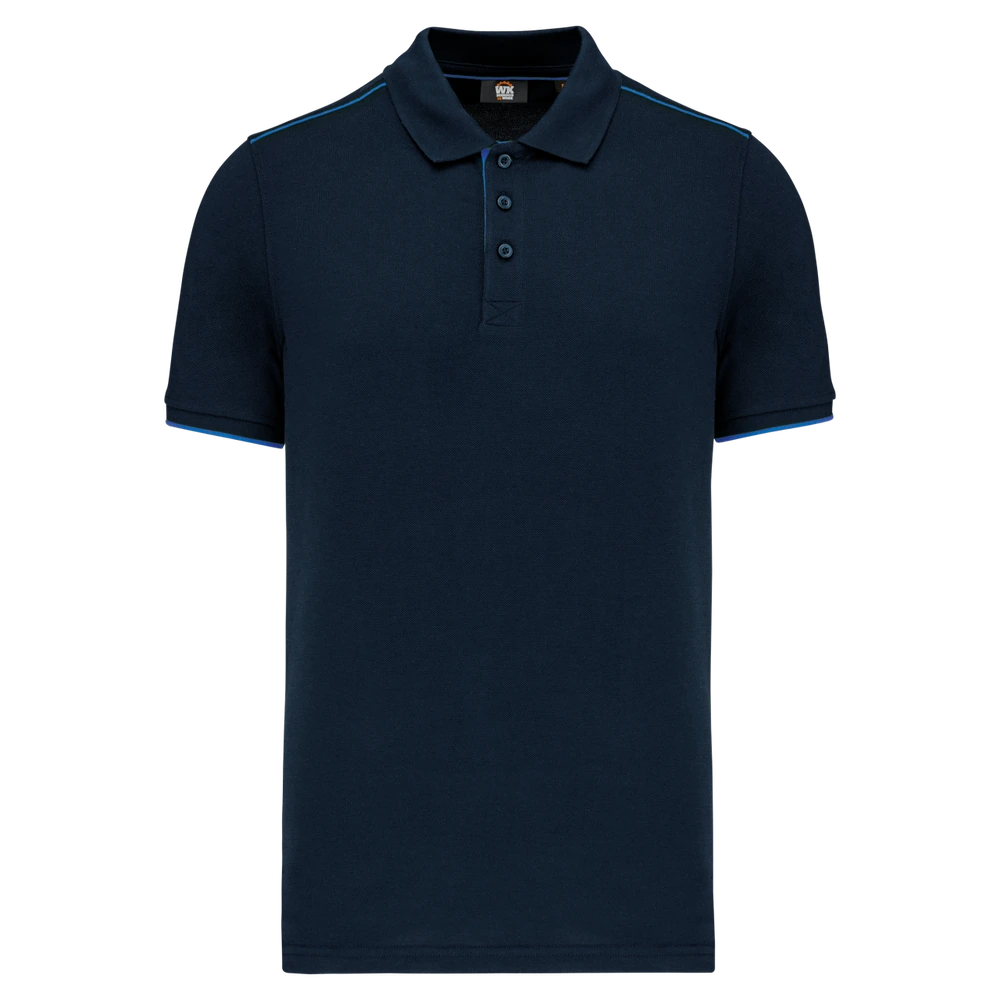 Tricou polo bărbați Designed To Work Contrasting Daytoday WK270 · 220 g/m², bumbac / poliester