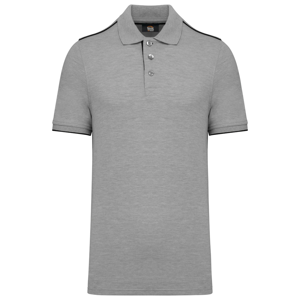 Tricou polo bărbați Designed To Work Contrasting Daytoday WK270 · 220 g/m², bumbac / poliester