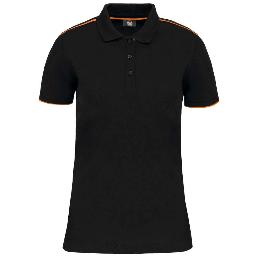 Tricou polo damă Designed To Work Contrasting Daytoday WK271 · 220 g/m², poliester / bumbac