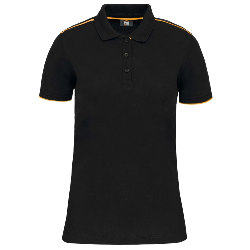 Tricou polo damă Designed To Work Contrasting Daytoday WK271 · 220 g/m², poliester / bumbac