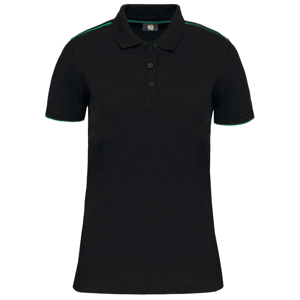Tricou polo damă Designed To Work Contrasting Daytoday WK271 · 220 g/m², poliester / bumbac