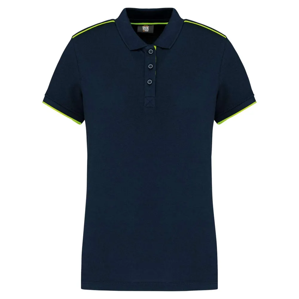 Tricou polo damă Designed To Work Contrasting Daytoday WK271 · 220 g/m², poliester / bumbac