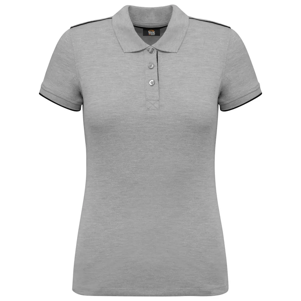Tricou polo damă Designed To Work Contrasting Daytoday WK271 · 220 g/m², poliester / bumbac