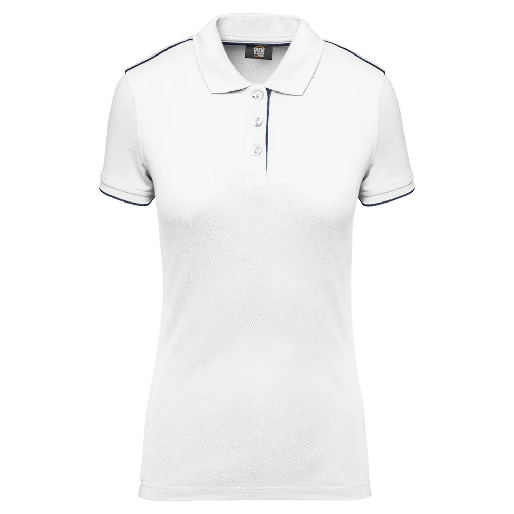 Tricou polo damă Designed To Work Contrasting Daytoday WK271 · 220 g/m², poliester / bumbac