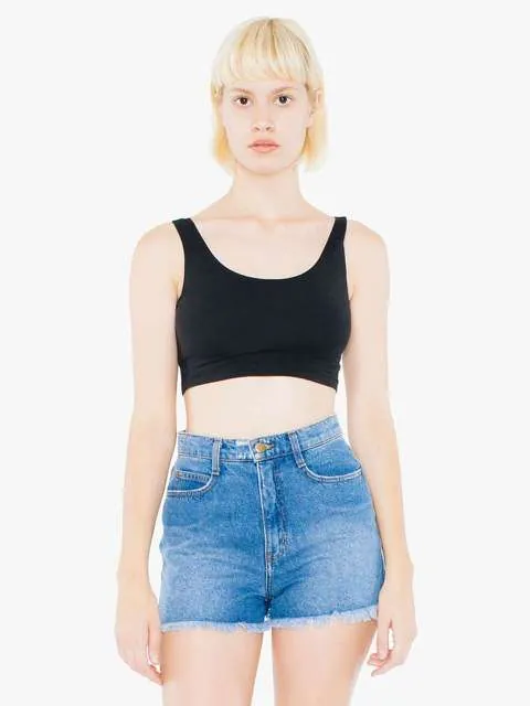 Maiou scurt pentru dama, din bumbac si spandex