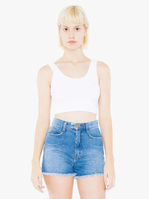 Maiou scurt pentru dama, din bumbac si spandex