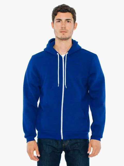 Hanorac unisex cu gluga si fermoar complet- American Apparel
