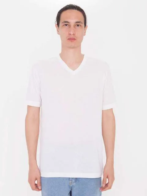 Tricou unisex pentru sublimare, cu maneca scurta si decolteu in V