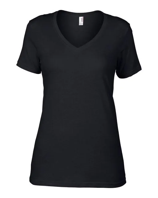 Tricou de dama, subtire, cu decolteu in V