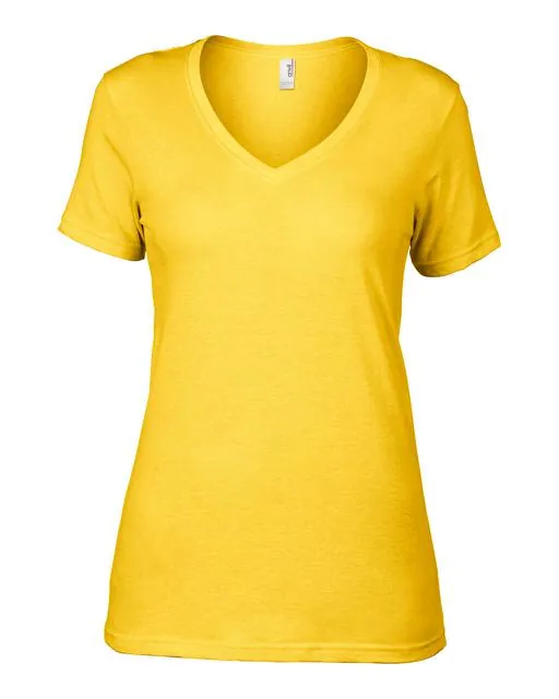 Tricou de dama, subtire, cu decolteu in V