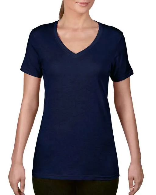 Tricou de dama, subtire, cu decolteu in V