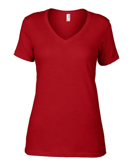 Tricou de dama, subtire, cu decolteu in V