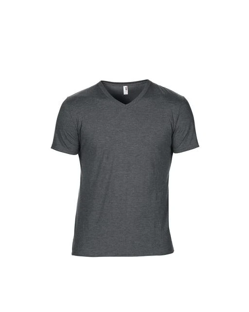 Tricou cu decolteu in V, pentru barbati, Tri-Blend