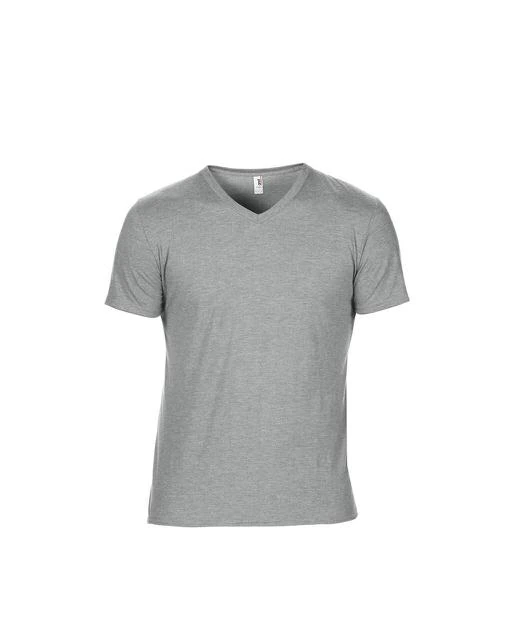 Tricou cu decolteu in V, pentru barbati, Tri-Blend
