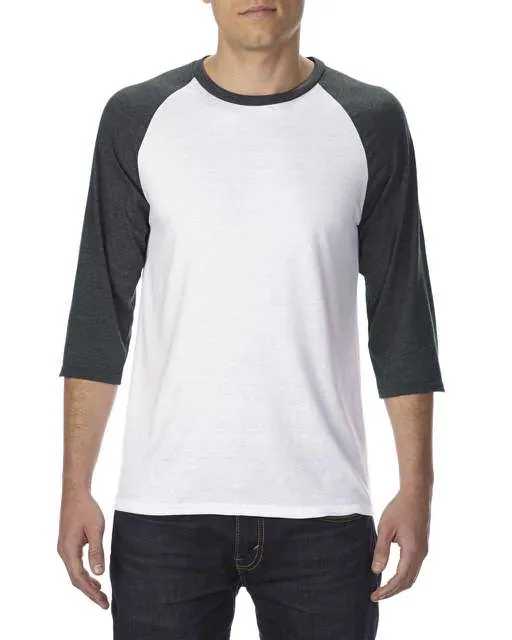 Tricou raglan cu maneci ¾ pentru barbati