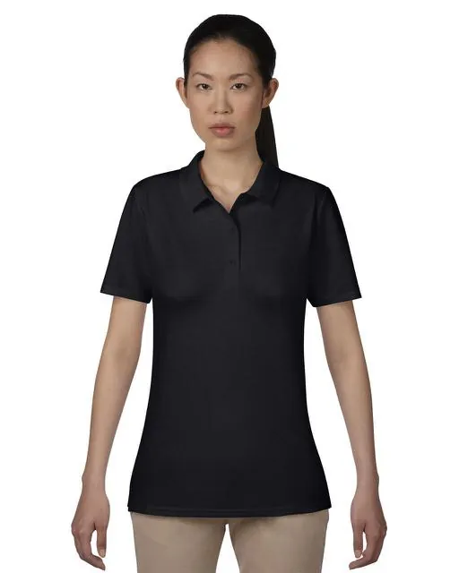 Tricou polo dublu pique pentru dama