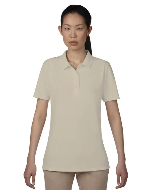 Tricou polo dublu pique pentru dama