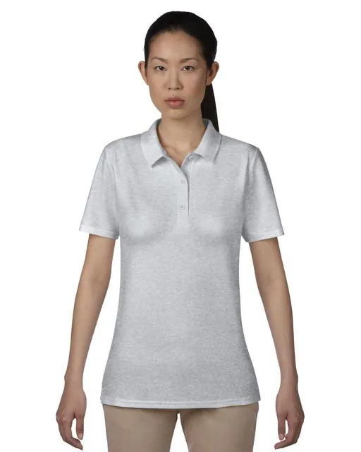 Tricou polo dublu pique pentru dama