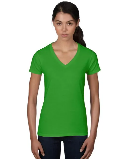 Tricou pentru dama, usor, cu decolteu in V