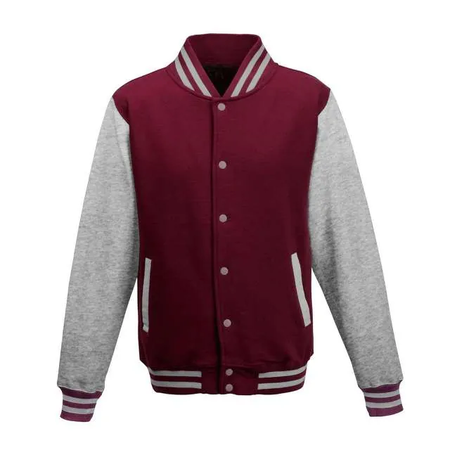 Jachetă bărbați Just Hoods Varsity AWJH043 · 330 g/m², bumbac / poliester