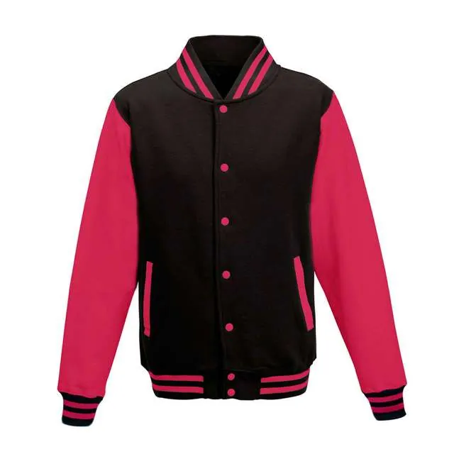Jachetă bărbați Just Hoods Varsity AWJH043 · 330 g/m², bumbac / poliester
