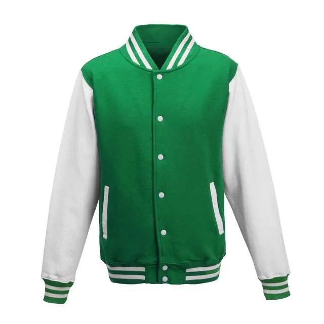 Jachetă bărbați Just Hoods Varsity AWJH043 · 330 g/m², bumbac / poliester