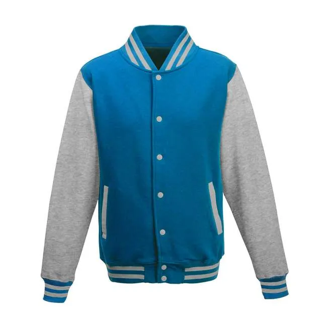 Jachetă bărbați Just Hoods Varsity AWJH043 · 330 g/m², bumbac / poliester