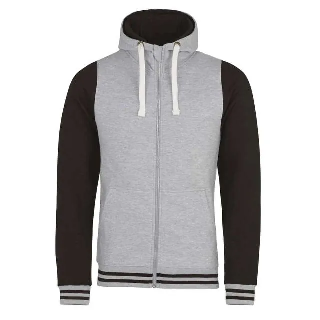 Hanorac urban cu gluga si fermoar complet