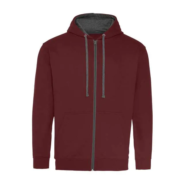 Hanorac cu fermoar Just Hoods Varsity Zoodie AWJH053 · 280 g/m², bumbac / poliester
