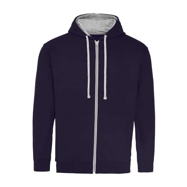 Hanorac cu fermoar Just Hoods Varsity Zoodie AWJH053 · 280 g/m², bumbac / poliester