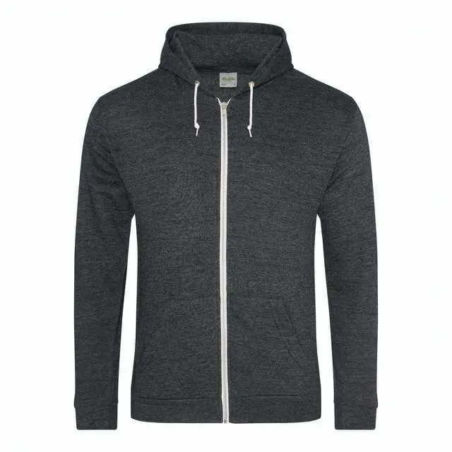 Hanorac subtire cu fermoar complet - Heather