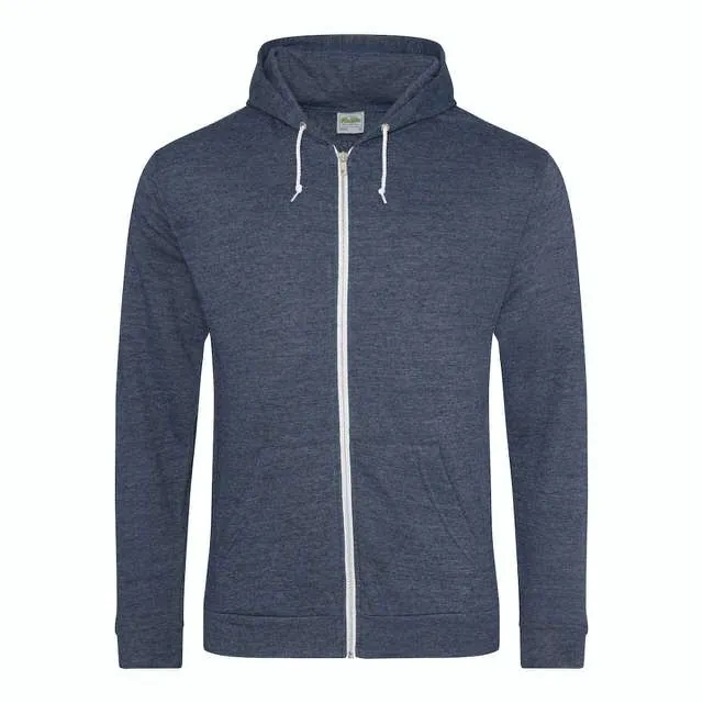 Hanorac subtire cu fermoar complet - Heather