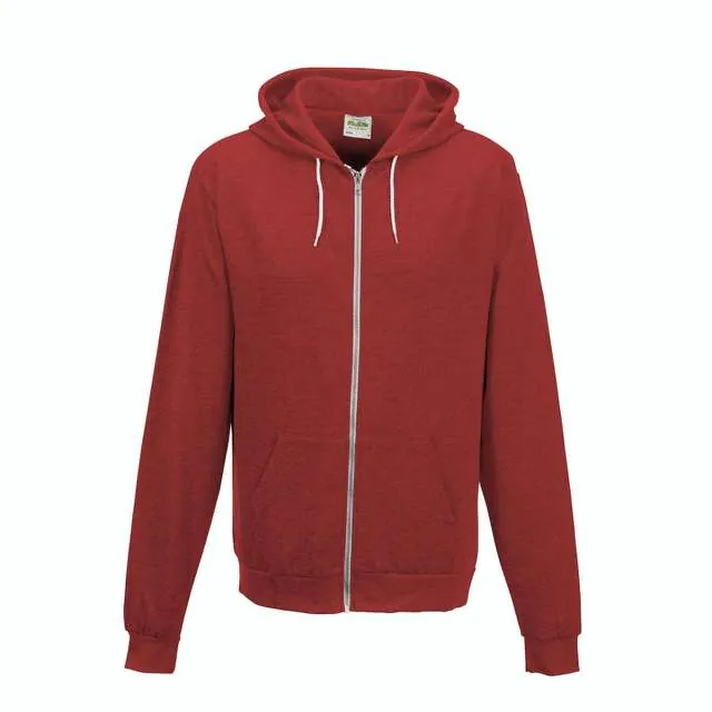 Hanorac subtire cu fermoar complet - Heather