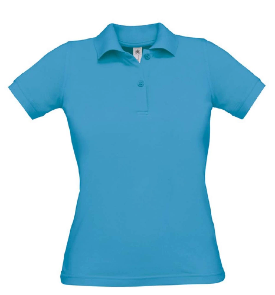 Tricou polo damă B&C Safran Pure BCPW455 · 180 g/m², bumbac