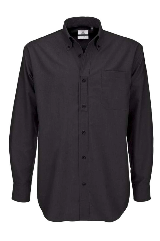 Cămașă B&C Oxford LSL BCSMO01 · 135 g/m², bumbac / poliester