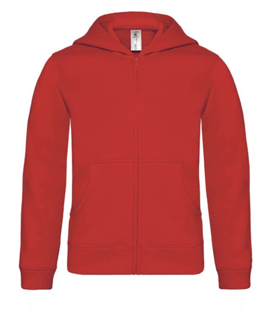 Hanorac copii B&C cu fermoar complet, gluga, ideal workwear • 280 g/m², Pieptanat, B&C