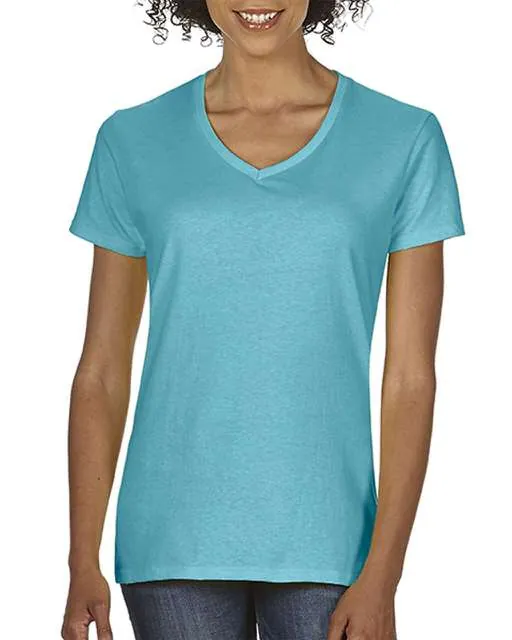 Tricou pentru dama, cu decolteu in V, tesatura moale