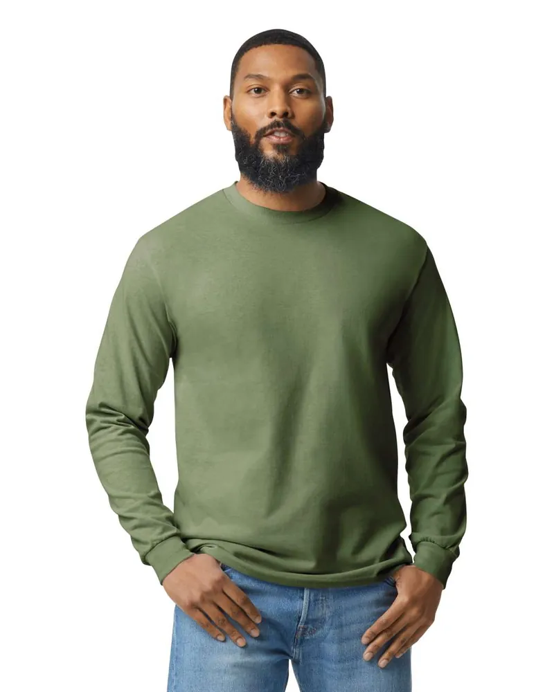 Tricou cu mânecă lungă Gildan <Sup> Sup> Cotton GI5400 · bumbac