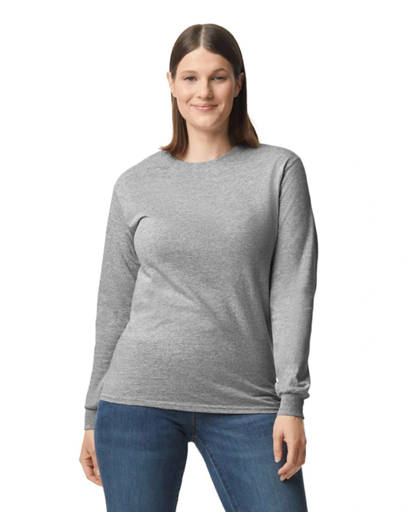 Tricou cu mânecă lungă Gildan <Sup> Sup> Cotton GI5400 · bumbac