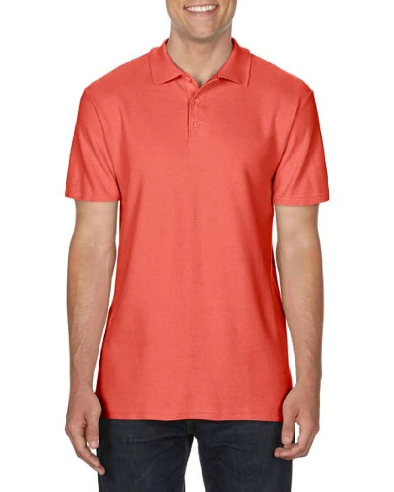 Tricou polo bărbați Gildan Softstyle Double Piqué GI64800 · 170 g/m², bumbac