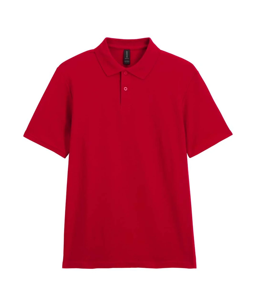 Tricou polo bărbați Gildan Softstyle Double Piqué GI64800 · 170 g/m², bumbac